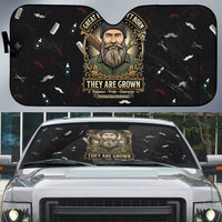The Beard Society Auto Sun Shade Vintage Barber Great Beards Grown With Pride
