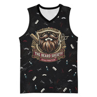 The Beard Society Basketball Jersey Vintage Barber Great Beards Grown With Pride