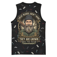 The Beard Society Basketball Jersey Vintage Barber Great Beards Grown With Pride