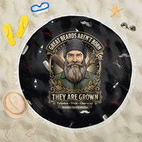 The Beard Society Beach Blanket Vintage Barber Great Beards Grown With Pride