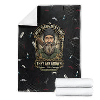 The Beard Society Blanket Vintage Barber Great Beards Grown With Pride