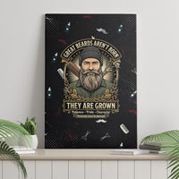 The Beard Society Canvas Wall Art Vintage Barber Great Beards Grown With Pride