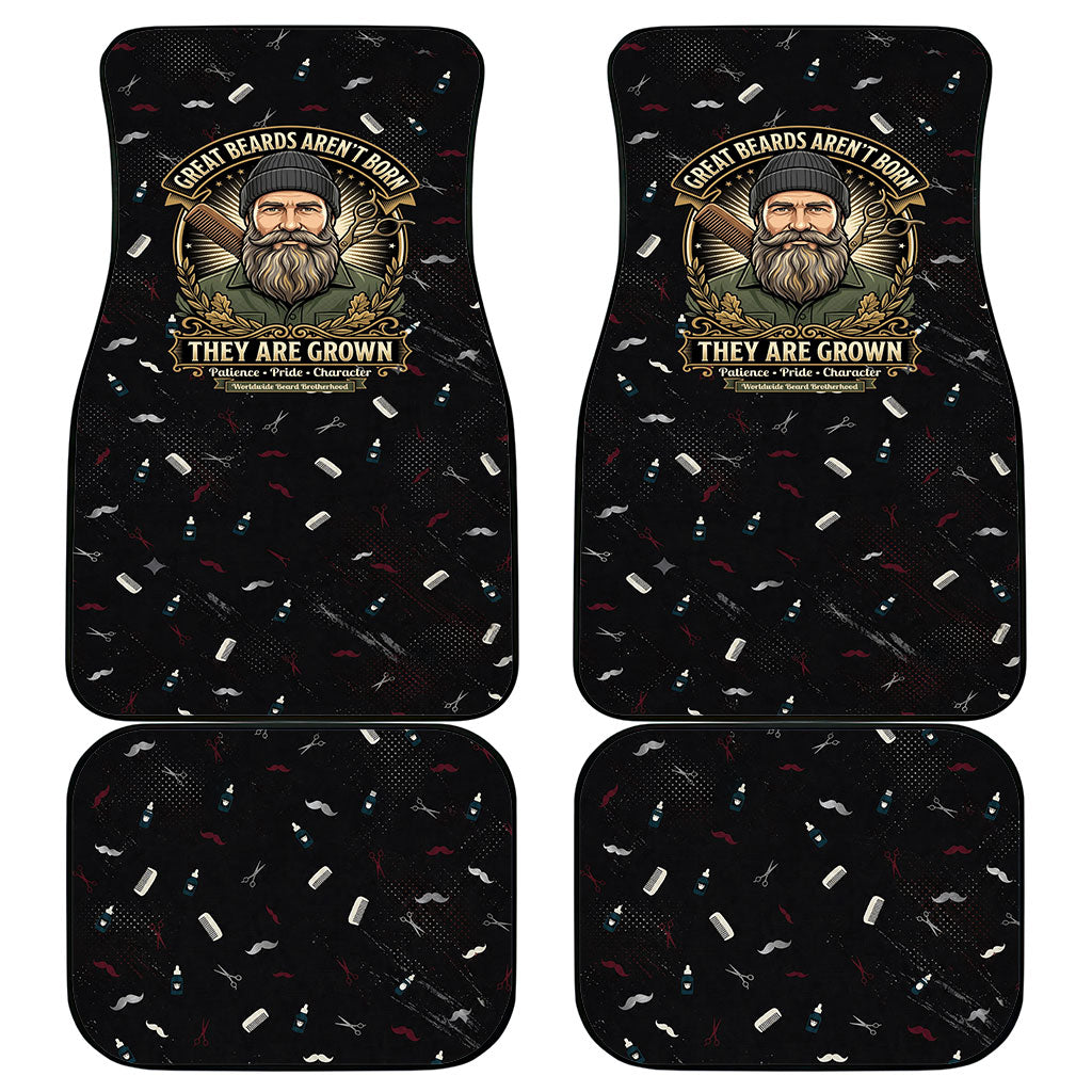 The Beard Society Car Mats Vintage Barber Great Beards Grown With Pride
