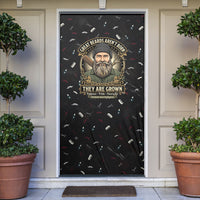 The Beard Society Door Cover Vintage Barber Great Beards Grown With Pride