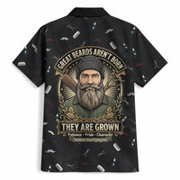 The Beard Society Hawaiian Shirt Vintage Barber Great Beards Grown With Pride