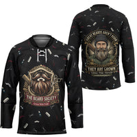 The Beard Society Hockey Jersey Vintage Barber Great Beards Grown With Pride