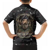 The Beard Society Kid Hawaiian Shirt Vintage Barber Great Beards Grown With Pride