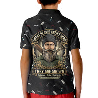 The Beard Society Kid Polo Shirt Vintage Barber Great Beards Grown With Pride