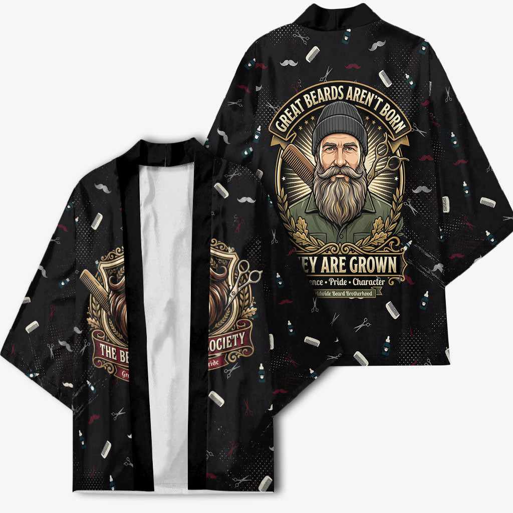 The Beard Society Kimono Vintage Barber Great Beards Grown With Pride