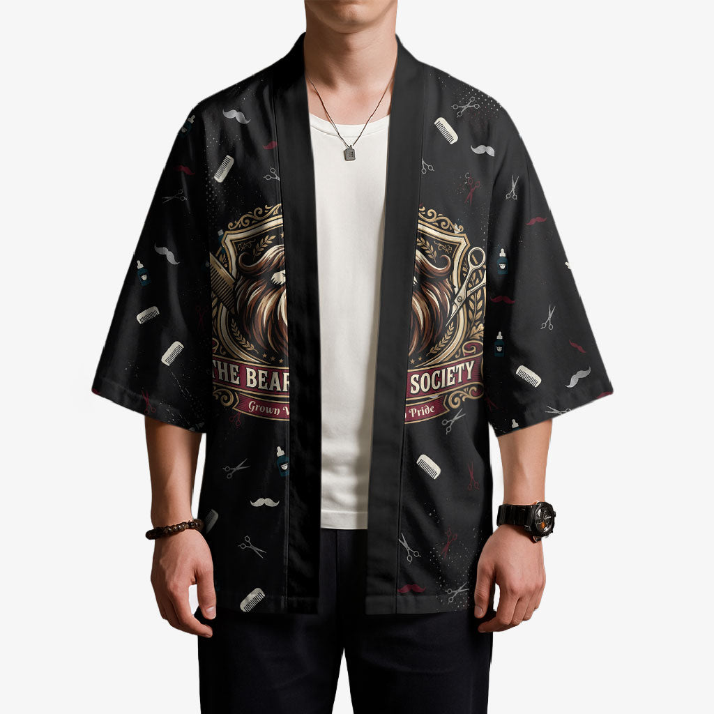 The Beard Society Kimono Vintage Barber Great Beards Grown With Pride
