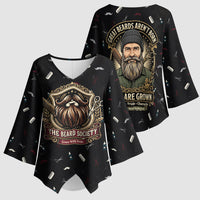 The Beard Society Kimono Sleeve Blouse Vintage Barber Great Beards Grown With Pride