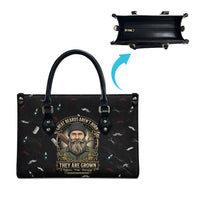 The Beard Society Leather Bag Vintage Barber Great Beards Grown With Pride