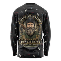 The Beard Society Long Sleeve Shirt Vintage Barber Great Beards Grown With Pride