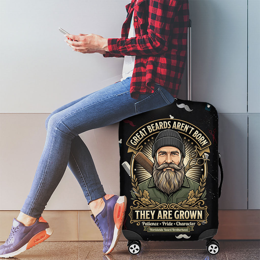 The Beard Society Luggage Cover Vintage Barber Great Beards Grown With Pride