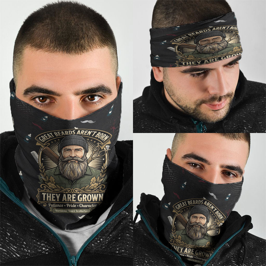 The Beard Society Neck Gaiter Vintage Barber Great Beards Grown With Pride