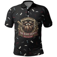 The Beard Society Polo Shirt Vintage Barber Great Beards Grown With Pride