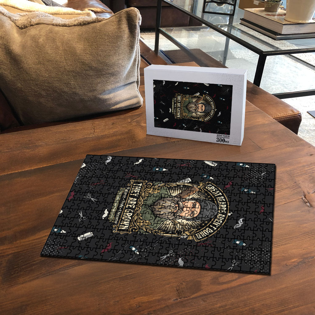 The Beard Society Puzzle Vintage Barber Great Beards Grown With Pride