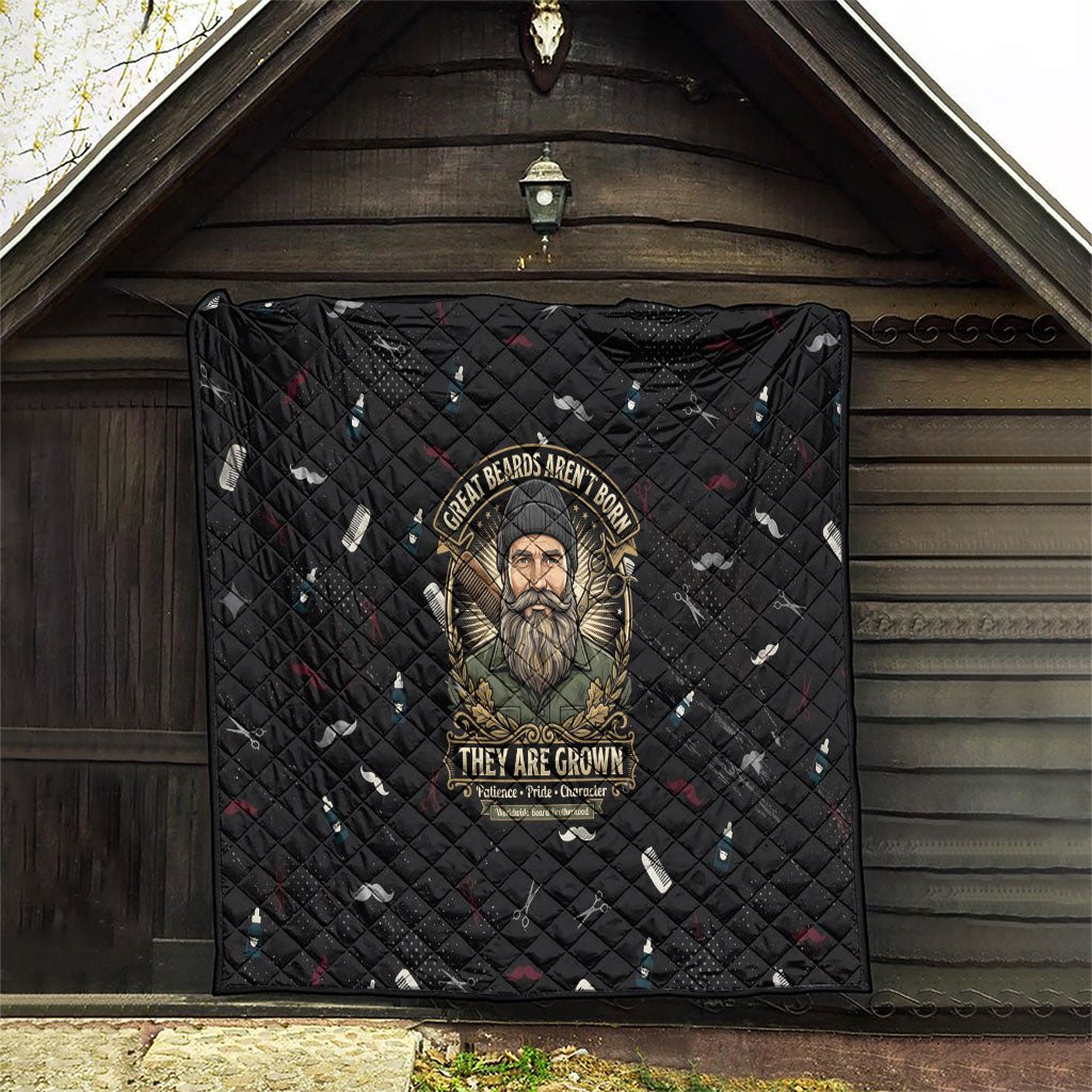The Beard Society Quilt Vintage Barber Great Beards Grown With Pride