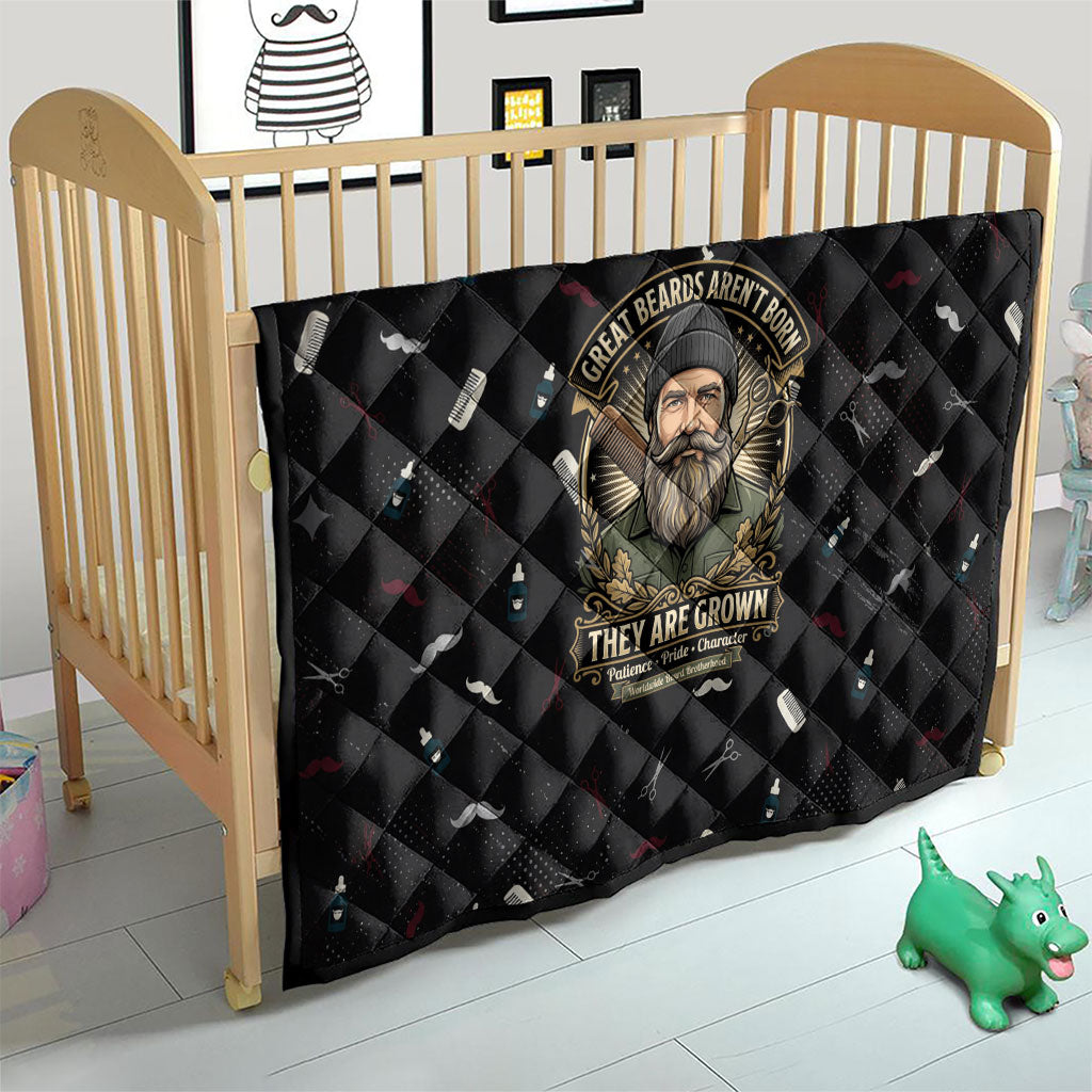 The Beard Society Quilt Vintage Barber Great Beards Grown With Pride