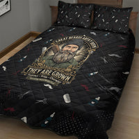 The Beard Society Quilt Bed Set Vintage Barber Great Beards Grown With Pride