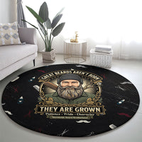 The Beard Society Round Carpet Vintage Barber Great Beards Grown With Pride