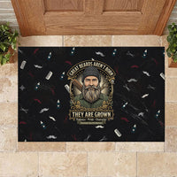 The Beard Society Rubber Doormat Vintage Barber Great Beards Grown With Pride