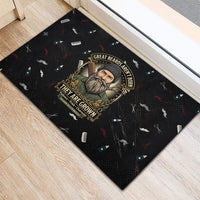 The Beard Society Rubber Doormat Vintage Barber Great Beards Grown With Pride