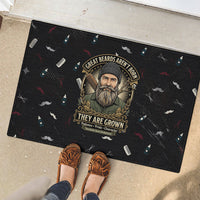 The Beard Society Rubber Doormat Vintage Barber Great Beards Grown With Pride