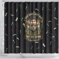 The Beard Society Shower Curtain Vintage Barber Great Beards Grown With Pride