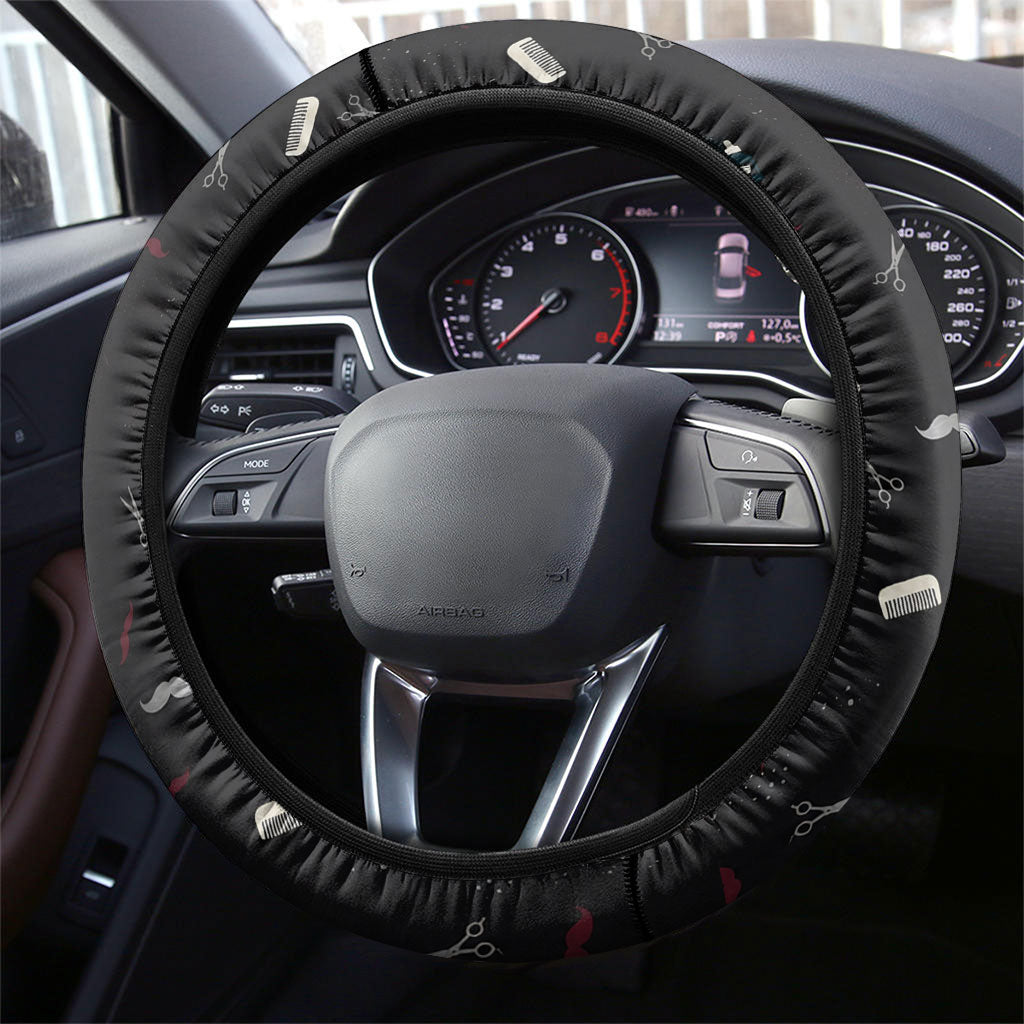 The Beard Society Steering Wheel Cover Vintage Barber Great Beards Grown With Pride