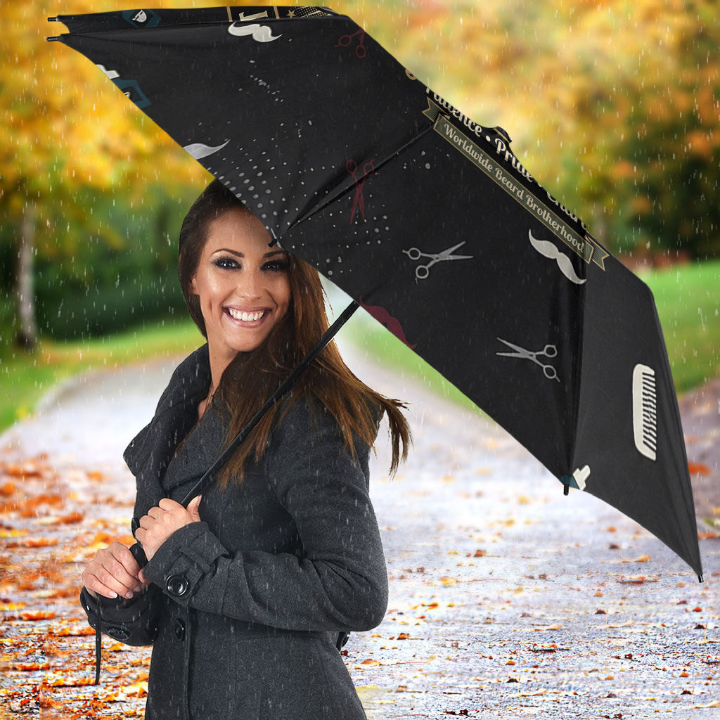 The Beard Society Umbrella Vintage Barber Great Beards Grown With Pride