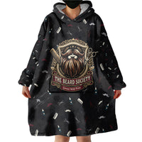 The Beard Society Wearable Blanket Hoodie Vintage Barber Great Beards Grown With Pride