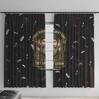The Beard Society Window Curtain Vintage Barber Great Beards Grown With Pride