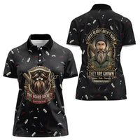 The Beard Society Women Polo Shirt Vintage Barber Great Beards Grown With Pride