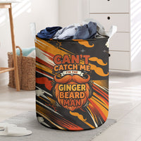 World Beard Day Laundry Basket Ginger Beard Man Pride - Retro Comic