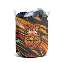 World Beard Day Laundry Basket Ginger Beard Man Pride - Retro Comic