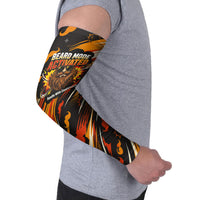 World Beard Day Arm Sleeves Ginger Beard Man Pride - Retro Comic