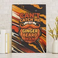 World Beard Day Canvas Wall Art Ginger Beard Man Pride - Retro Comic