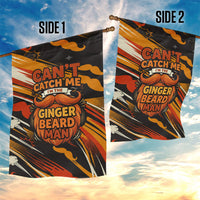 World Beard Day Garden Flag Ginger Beard Man Pride - Retro Comic