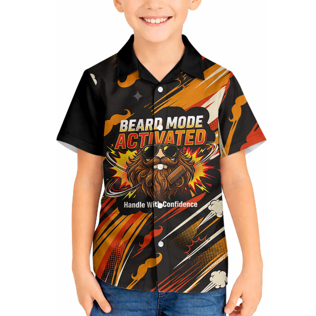 World Beard Day Hawaiian Shirt Ginger Beard Man Pride - Retro Comic