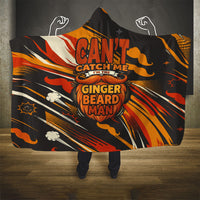 World Beard Day Hooded Blanket Ginger Beard Man Pride - Retro Comic