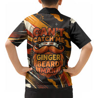 World Beard Day Kid Hawaiian Shirt Ginger Beard Man Pride - Retro Comic