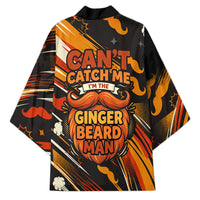 World Beard Day Kimono Ginger Beard Man Pride - Retro Comic