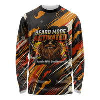 World Beard Day Long Sleeve Shirt Ginger Beard Man Pride - Retro Comic