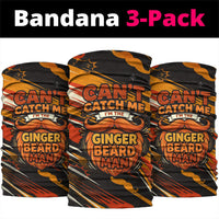 World Beard Day Neck Gaiter Ginger Beard Man Pride - Retro Comic
