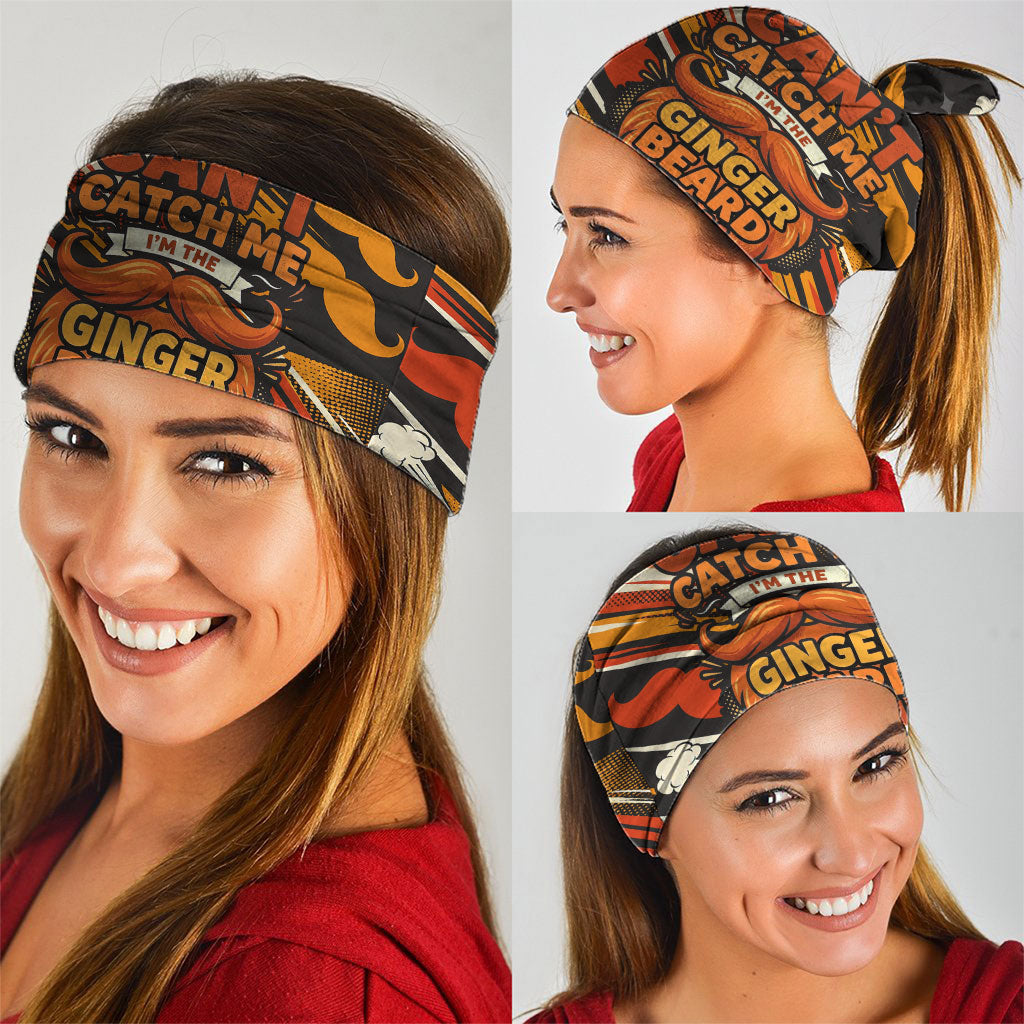 World Beard Day Neck Gaiter Ginger Beard Man Pride - Retro Comic
