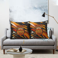 World Beard Day Pillow Cover Ginger Beard Man Pride - Retro Comic
