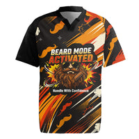 World Beard Day Rugby Jersey Ginger Beard Man Pride - Retro Comic