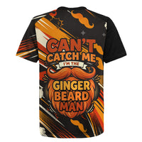 World Beard Day Rugby Jersey Ginger Beard Man Pride - Retro Comic