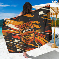 World Beard Day Sarong Ginger Beard Man Pride - Retro Comic